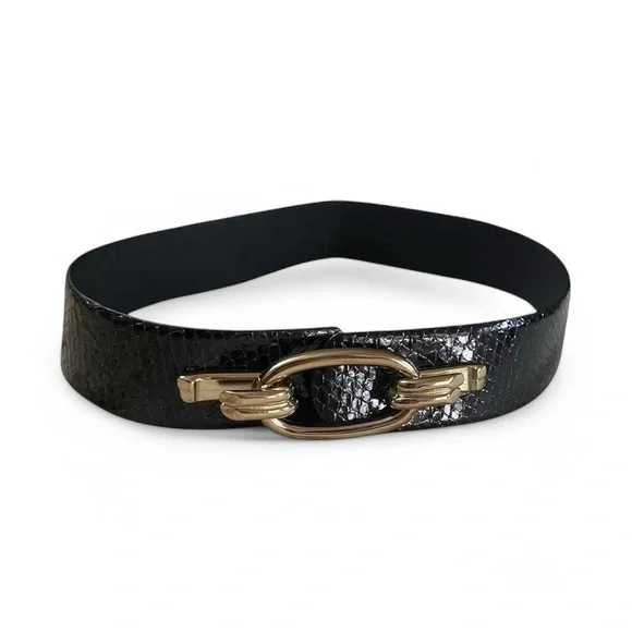 Accessories | Banana Republic Black Snakeskin Belt With  display picture 3